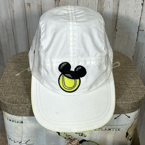 Walt Disney World Embroidered Mickey Icon Tennis Cap Hat - Thin Adjustable - Picture 1 of 10